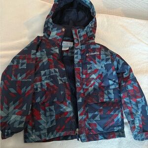 Columbia Kids' Vibrant Blue and Red winter shell